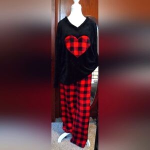 Buffalo Plaid Fleece Pajamas